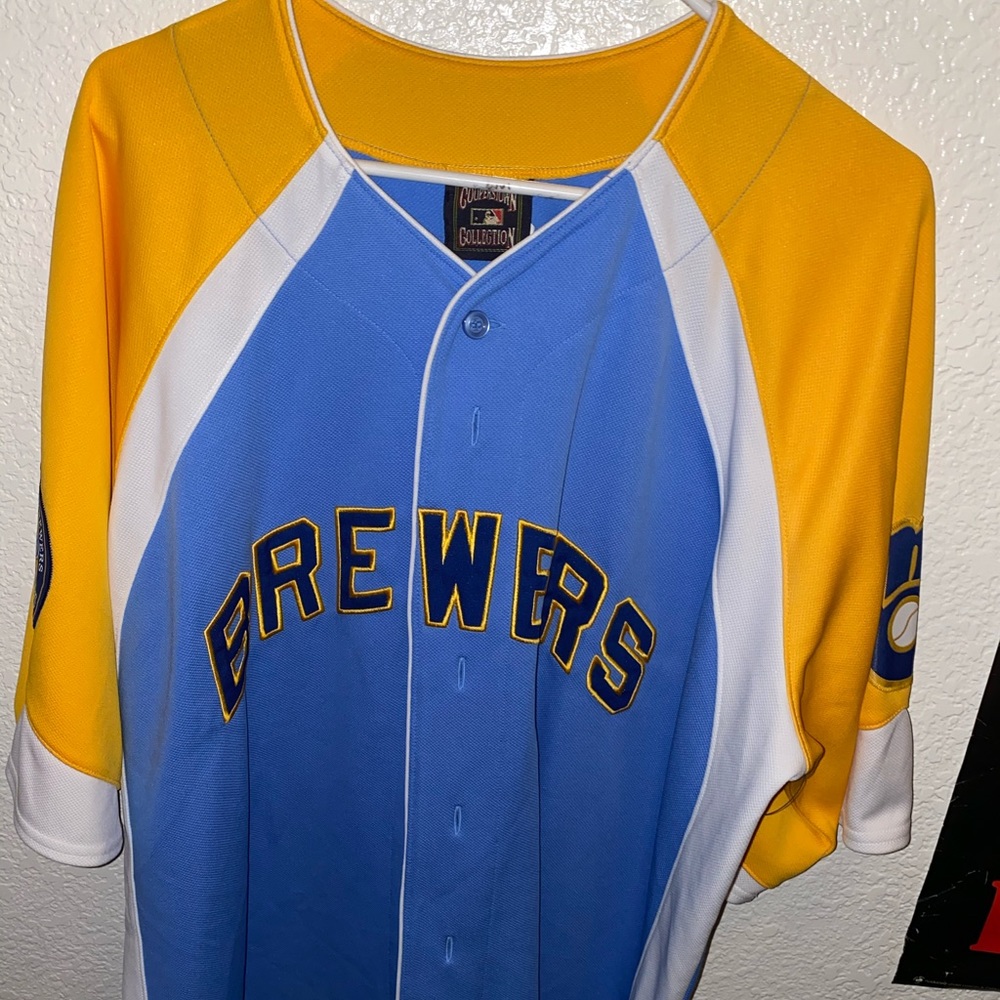 Brewers baseball jersey
